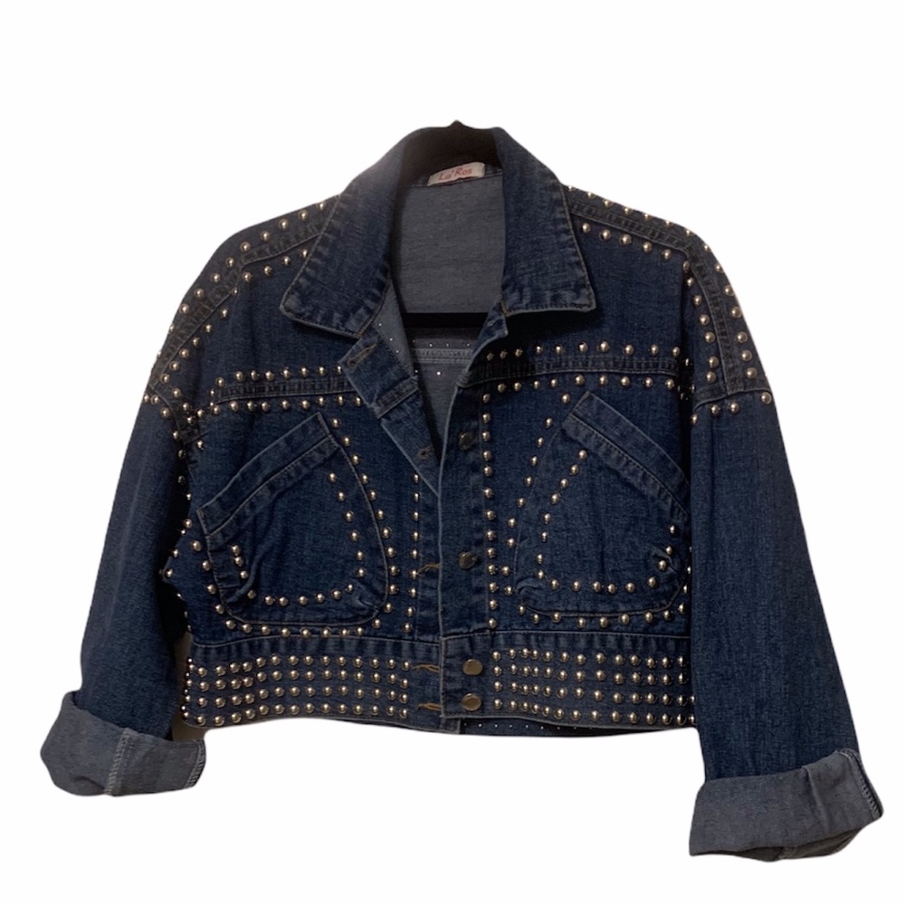 Blue Jean Jacket with Studs
